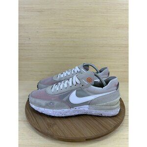Nike Waffle One Crater SE Cream White Athletic Shoes Mens Size 8.5